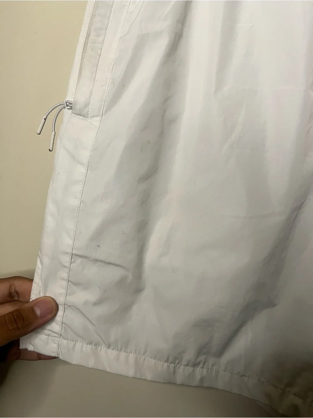 SS19 Kith White Nylon Meshed Lined Active Swim Shorts Size M *FLAWS*